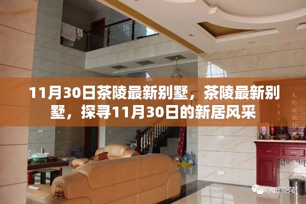 探寻茶陵最新别墅风采,11月30日新居展示